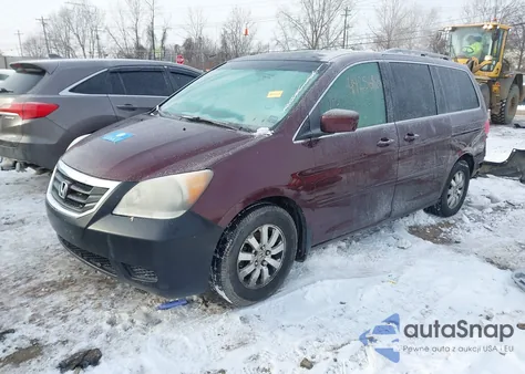 2010 Honda Odyssey Ex-L z USA, uszkodzony, nr VIN 5FNRL3H75AB058416